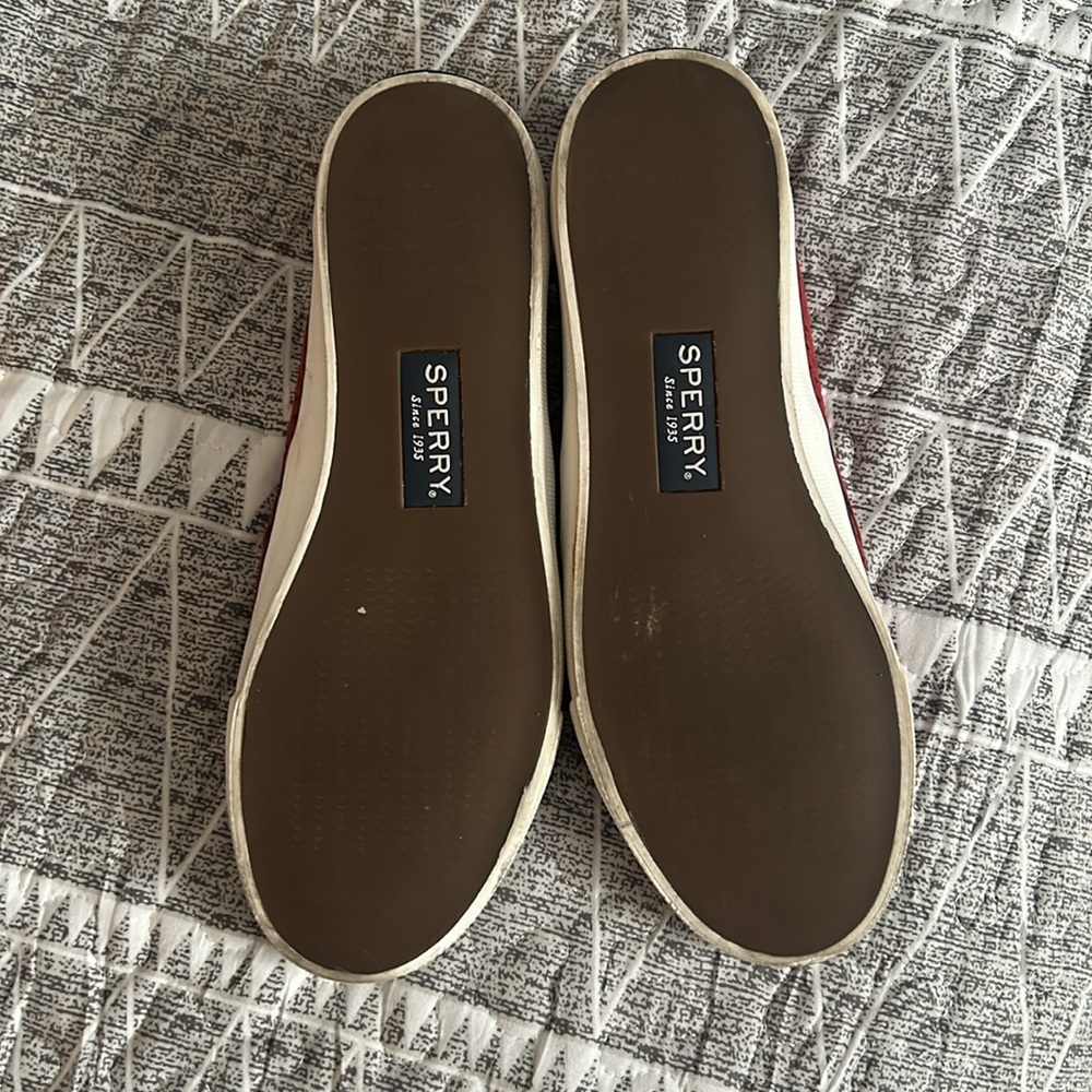 Sperry Red Women's Sneakers Excellent Conditions - Picture 3 of 5